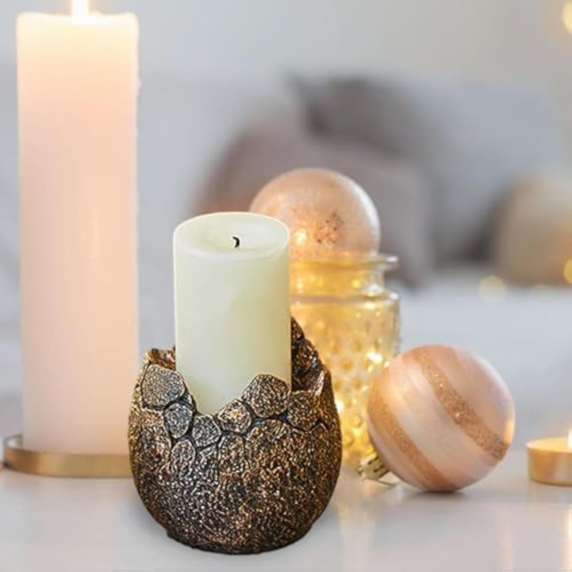 Candle Holder Eggshell Decoration for Dining Room